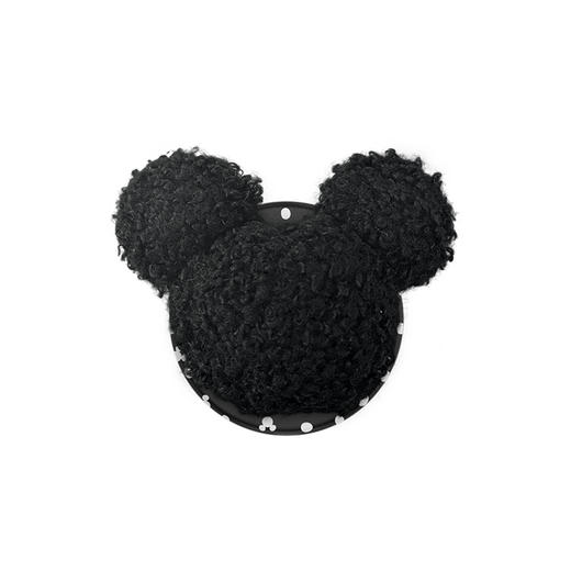 【米奇幻想曲】绒影米奇·MagSafe圆啪嗒 Disney联名系列 MAGSAFE磁吸手机气囊支架 Round圆啪嗒系列 黑色 毛绒 波点 商品图2