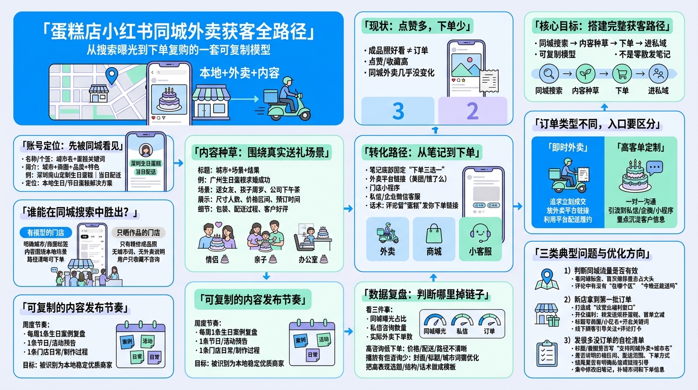 一、蛋糕店小红书账号该怎么定位？