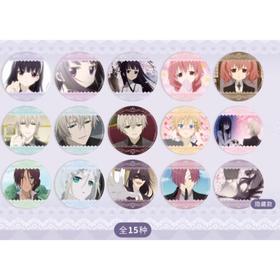 杂食町 妖狐×仆SS 烫色徽章 吧唧 全15种 14包/盒 国谷