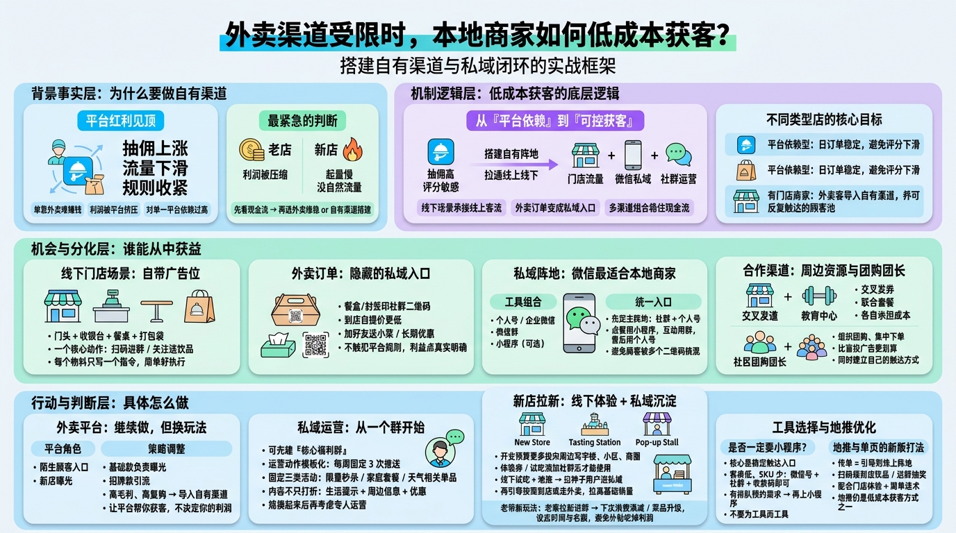 外卖平台受限时先判断什么最紧急？