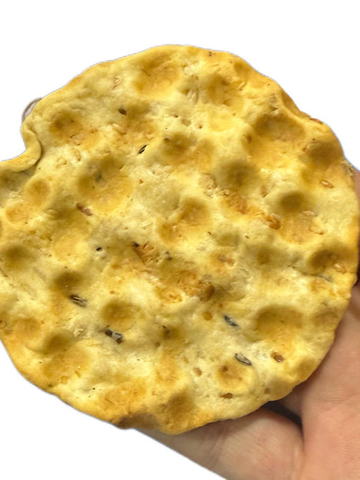 陕西特产他大舅五香花椒石子馍蒲城石头饼独立包装芝麻早餐零食 商品图4