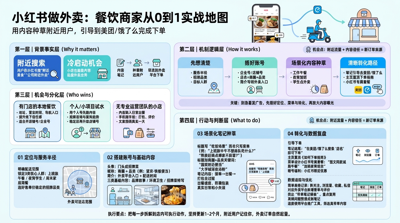 一、小红书做外卖前，要先想清楚什么？