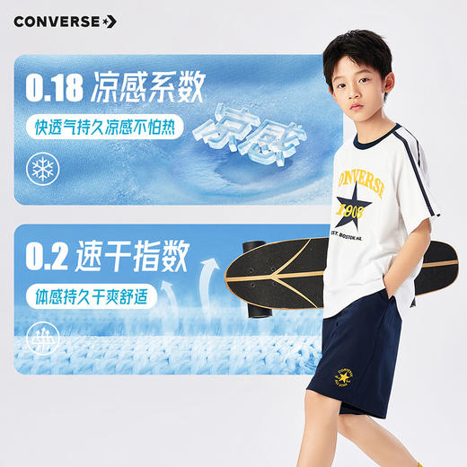 CONVERSE 夏 大童小童 儿童童装套装 CNVB-KS-K236 商品图3