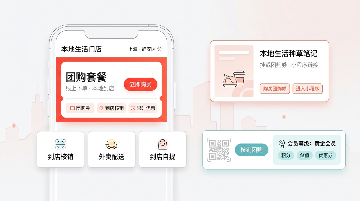 小红书本地生活商家入驻 - 门店线上开店引流