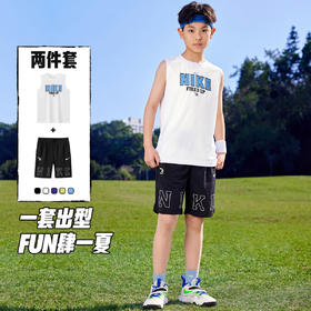 NIKE 3BRAND 夏 大童小童 背心/短裤 RWB-IE-1902