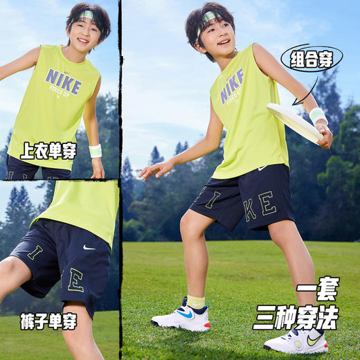 NIKE 3BRAND 夏 大童小童 背心/短裤 RWB-IE-1902 商品图7