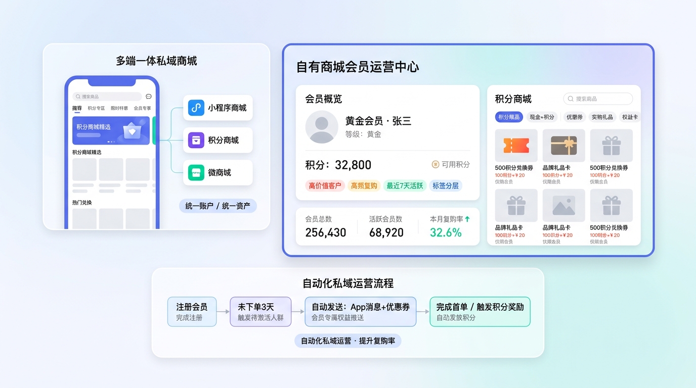 商城APP开发 - 自有商城提升复购