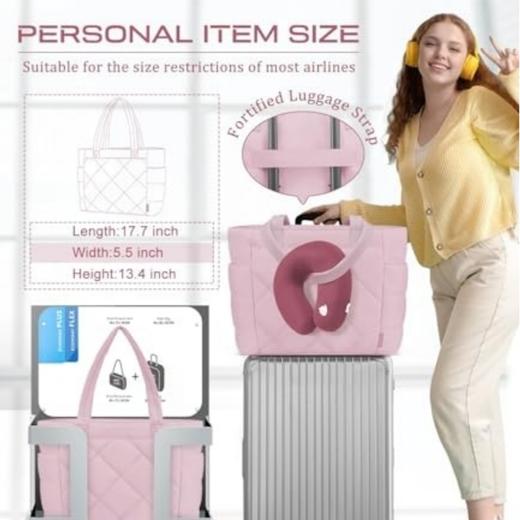 英国ETRONIK Tote Bag 大容量托特手提包 适合旅行日常 商品图5