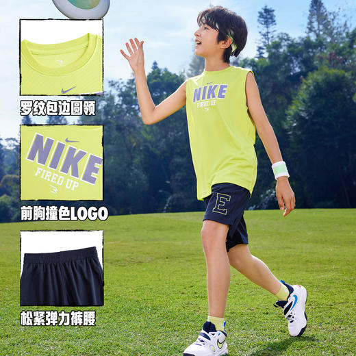NIKE 3BRAND 夏 大童小童 背心/短裤 RWB-IE-1902 商品图6