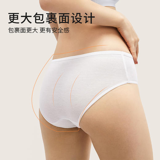 【积分兑换】[一次性内裤5条装]奶糖派女士纯棉旅行出差免洗日抛裤产妇月子大码短裤 商品图4