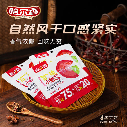 【直发】哈尔香广味香肠100g*5袋 商品图3