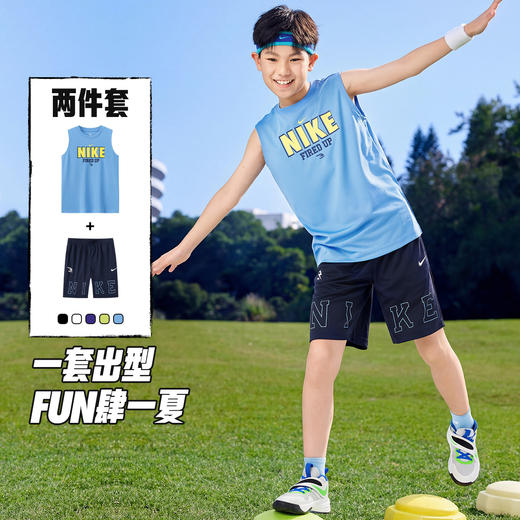 NIKE 3BRAND 夏 大童小童 背心/短裤 RWB-IE-1902 商品图1