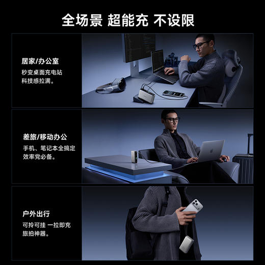 【四月上新】思 EnerGeek GT21 超能充伸缩线移动电源 USB-C版 10000mAh 67W 商品图6
