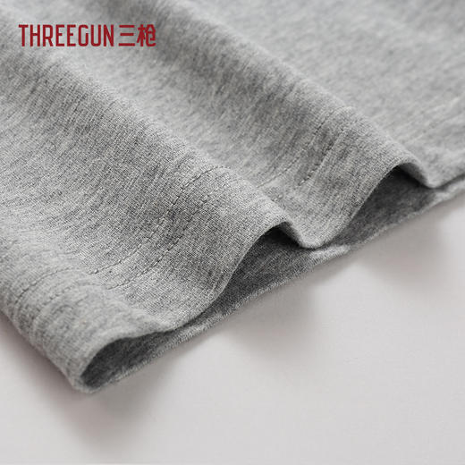 Threegun三枪 舒肤莱卡棉短袖男衫-24017A011 商品图12