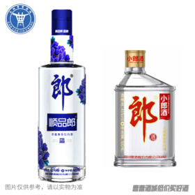 [白酒]顺品郎蓝顺45°480ml+小郎酒