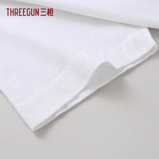 Threegun三枪 舒肤莱卡棉短袖男衫-24017A011 商品图4