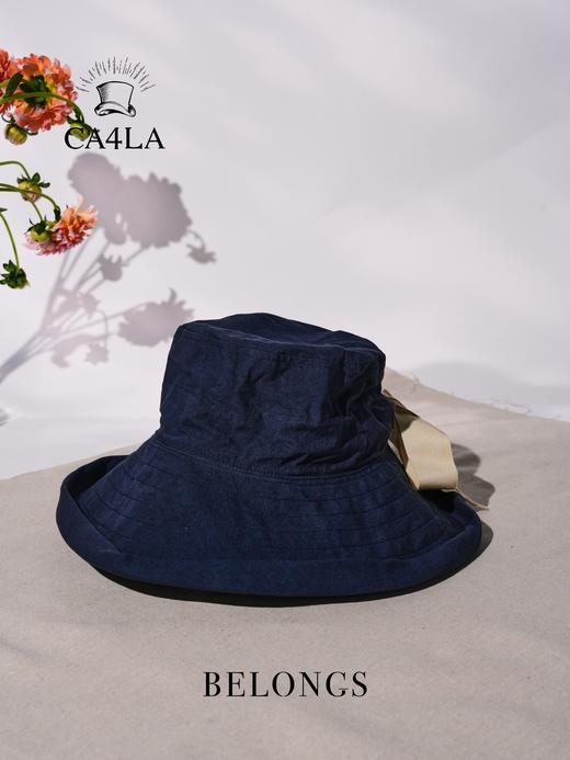 北京仓｜CA4LA-LAUNDRY RIBBON M3-藏青色 简约 蝴蝶结 遮阳帽［日本设计师］ 商品图1