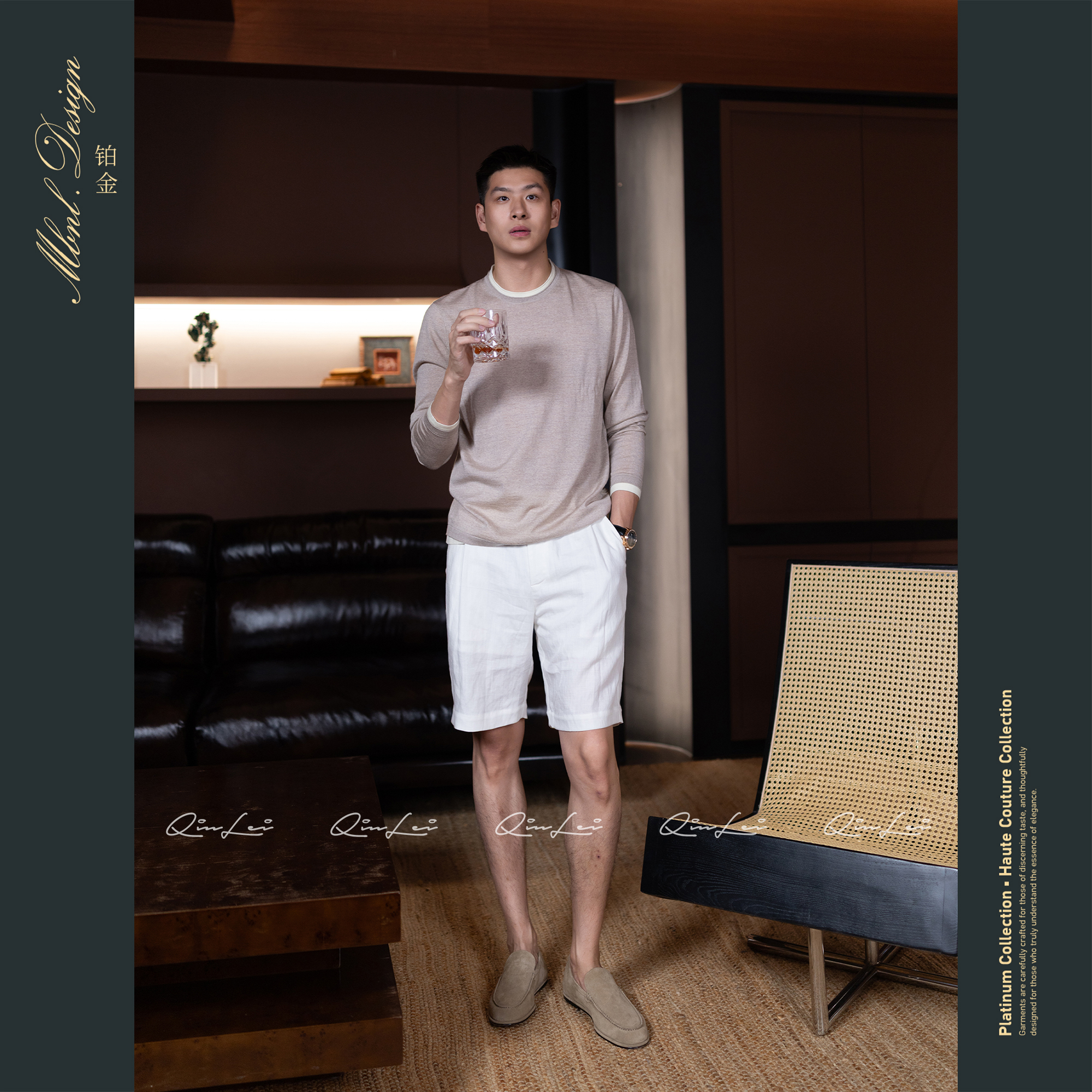 男装「Baruffa.铂金」100绵羊毛16针长袖LL-WZTX10107 O4商品图1