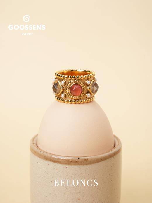 北京仓｜Goossens Paris-Venise-水晶 珍珠 戒指［法国设计师］ 商品图1