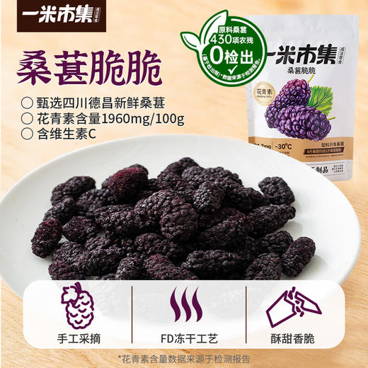 一米市集 桑葚脆脆30g 商品图0