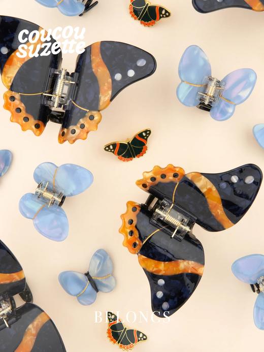 北京仓｜Coucou Suzette-Butterfly-黑蝴蝶 发抓［法国设计师］ 商品图2