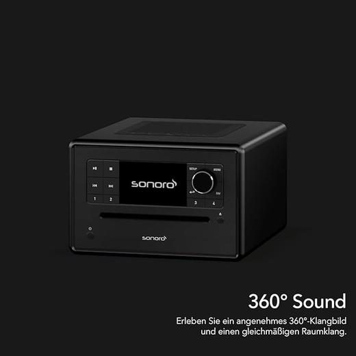 德国SONORO/索诺 ELITE 多功能CD流媒体一体收音机 床头柜蓝牙音箱 商品图4