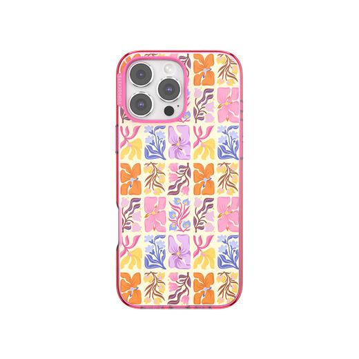 【游牧之歌】花的姿态 POPCASE手机壳 MagSafe Popcase磁吸款 粉色 格纹 iPhone16/15/14/13 商品图2