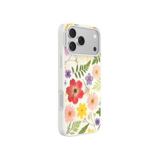【游牧之歌】花的拓印 POPCASE手机壳 MagSafe Popcase磁吸款 植物花卉 拼贴 iPhone17/16/15 商品图0