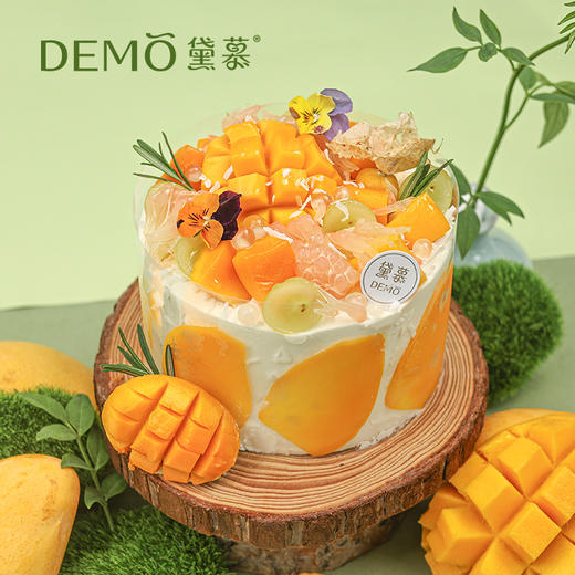 芒芒香草烤布蕾·香草芒果蛋糕|Vanilla Pudding Mango Cake 商品图0
