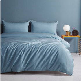 博洋家纺BEYOND 60S长绒棉四件套（雾霾青）