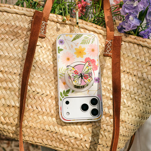 【游牧之歌】花的拓印 POPCASE手机壳 MagSafe Popcase磁吸款 植物花卉 拼贴 iPhone17/16/15 商品图1