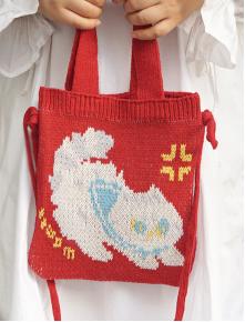 成都丨妙吉mewji丨针织斜挎小包 商品图0