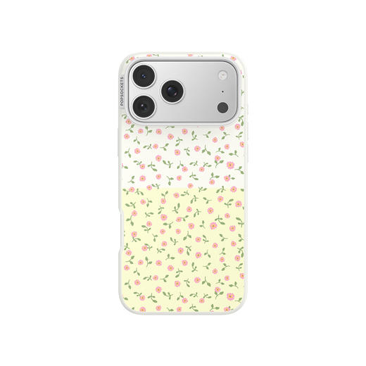 【游牧之歌】清新碎花 POPCASE手机壳 MagSafe Popcase磁吸款 黄白 植物花卉 iPhone17/16/15 商品图2