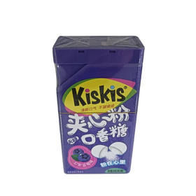KISKIS无糖夹心口香糖34G(幻影蓝莓味34G)(B10-01-05)