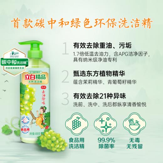 DH 立白精品青提茉莉洗洁精 488g 商品图5