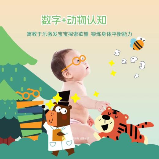 一口四家 宝宝爬行隧道玩具筒 感统训练 空间探索 8-36月早教玩具 商品图3