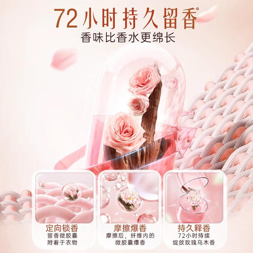 DH 立白大师香氛洗衣液丝绒乌木与玫瑰 500g*1袋 商品图3