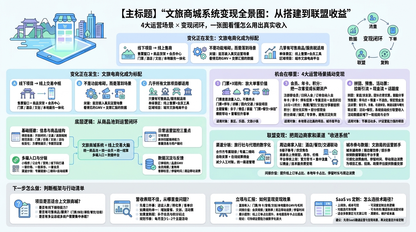 文旅商城系统怎么用？拆解4类运营场景和变现方案