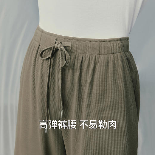 Tthreegun三枪 密棉华夫格男家居短裤-T50060B01 商品图9