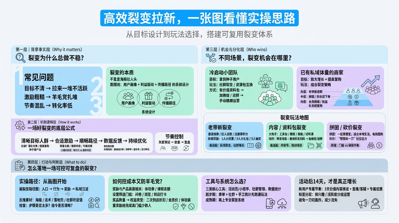 裂变怎么做？高效拉新实操指南