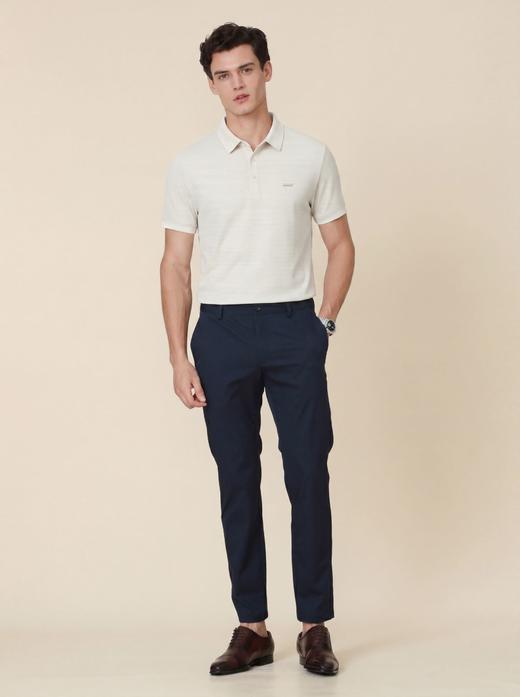 SANY男士翻领Polo衫321C-杏色 商品图2