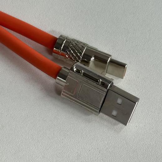 USB转TYPE-C口金属外壳快充数据线 商品图3