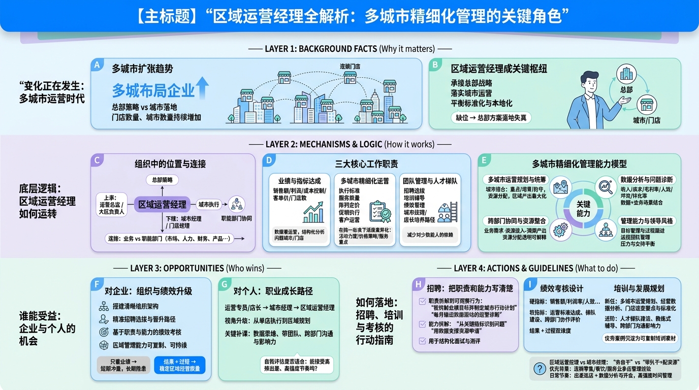 区域运营经理做什么？多城市精细化管理岗位全解析