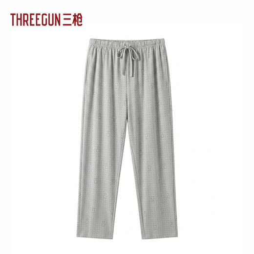Threegun三枪 水柔棉男士家居长裤-T60023B01 商品图2