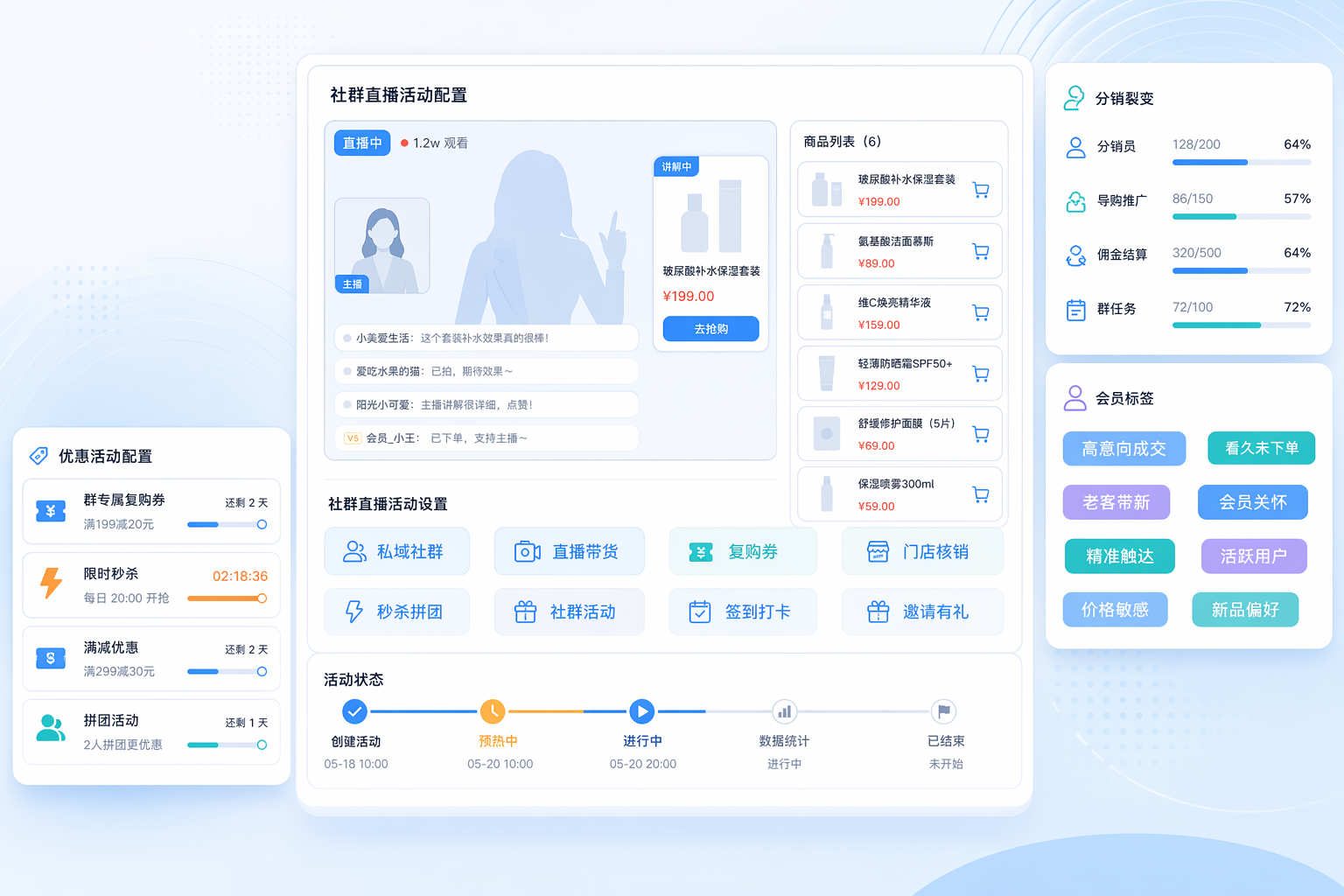 私域直播带货 - 社群直播带货工具