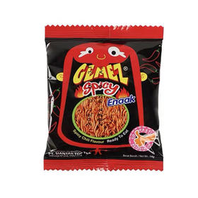 印尼GEMEZ ENAAK 辣味小鸡干脆面14g（B16-03-03）
