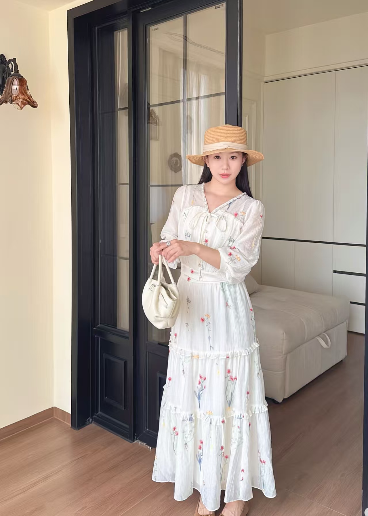 MAXRIENY波西米亚凤半裙货号：MF80SK011F90