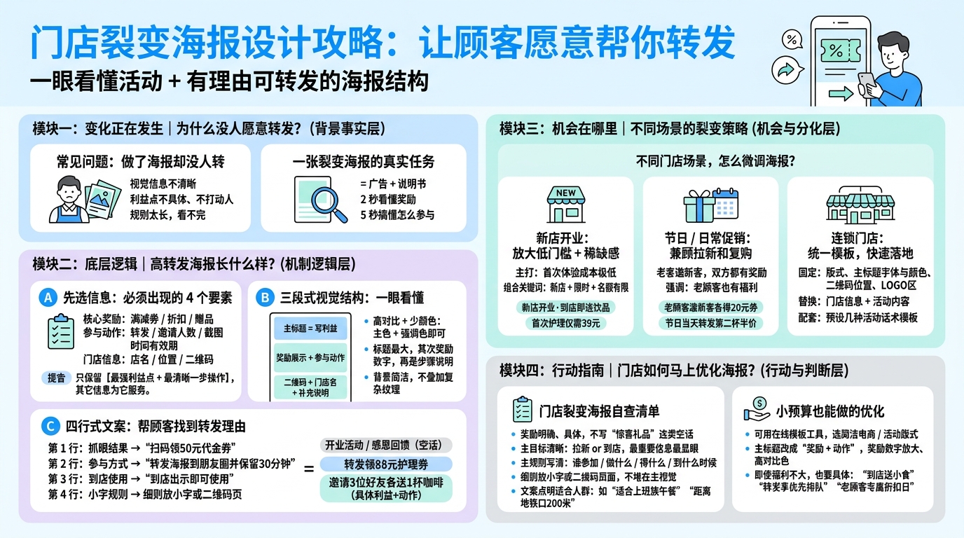 一张高转发裂变海报，先确定什么信息必须出现？  
