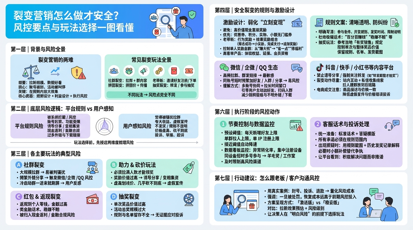 裂变营销怎么做才安全？风控要点与玩法建议