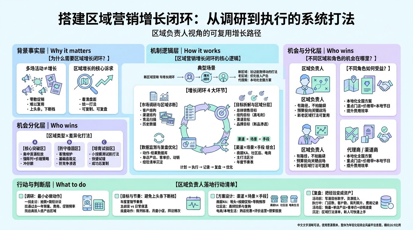 区域营销怎么做？搭建从调研到执行的增长闭环